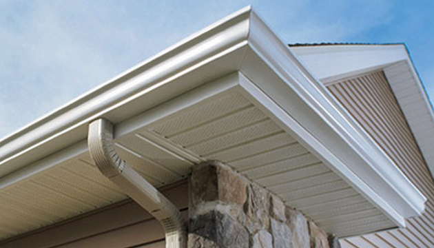 Seamless gutter installation