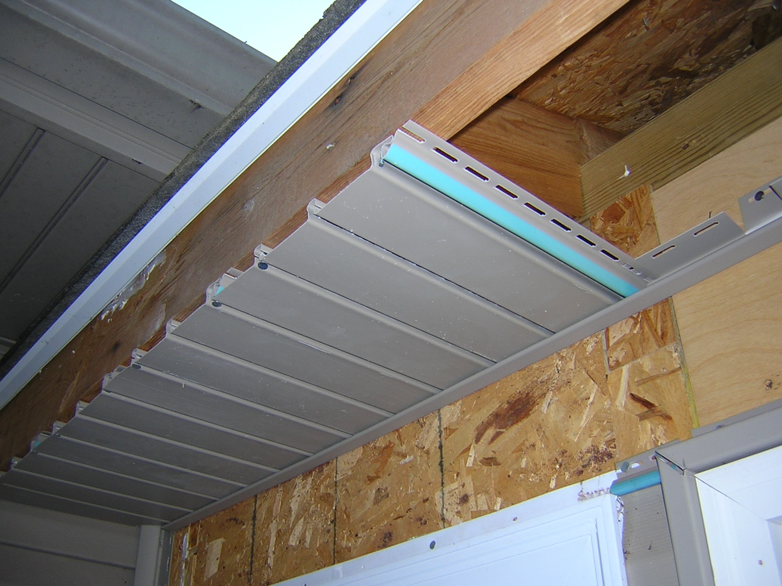 Soffit installation
