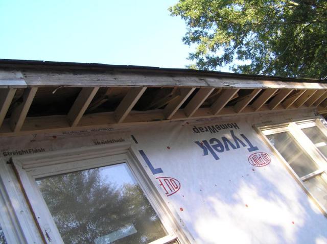 Soffit installation